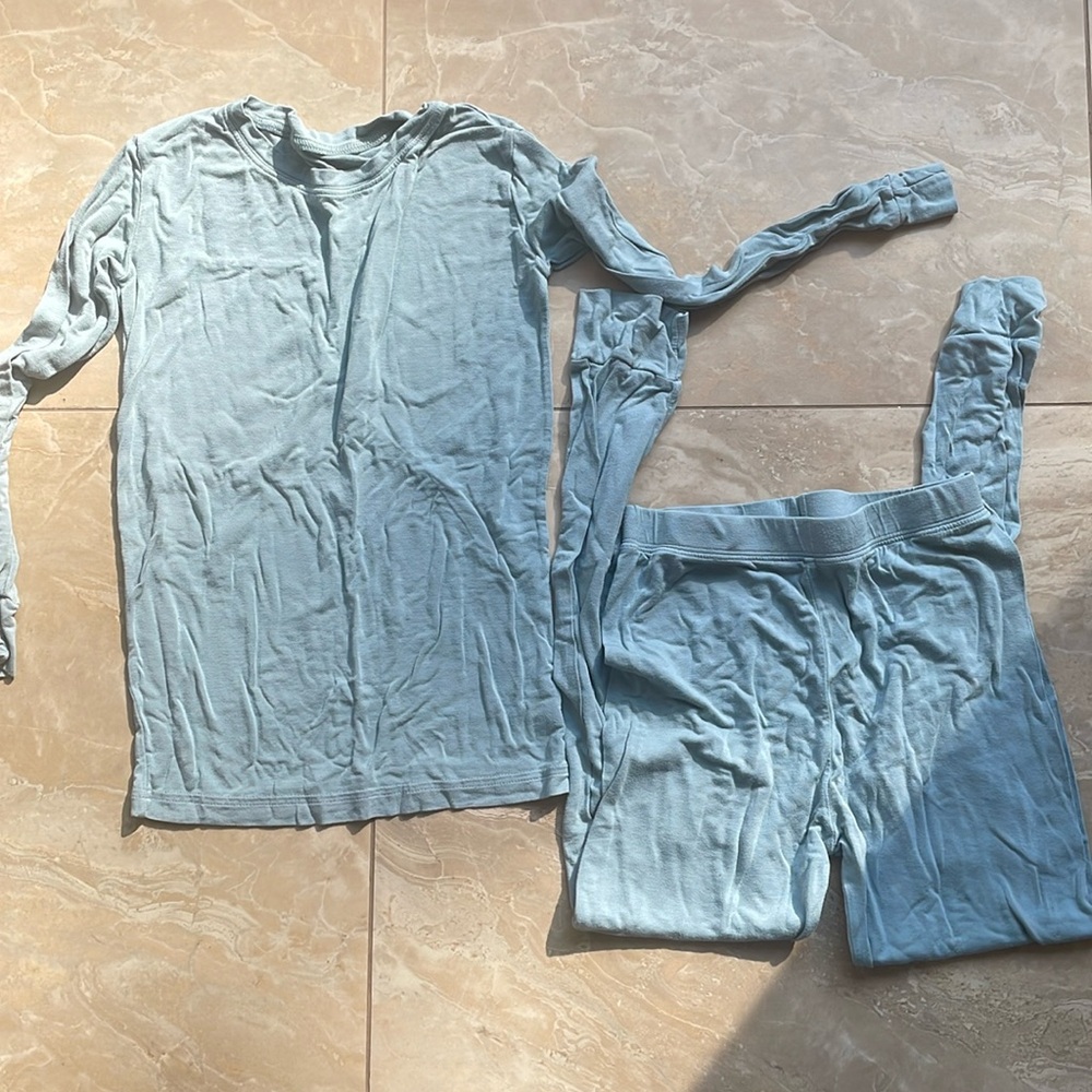 Little Sleepies Solid Stormy 2 Piece PJ set | Bamboo | Size 7/8
